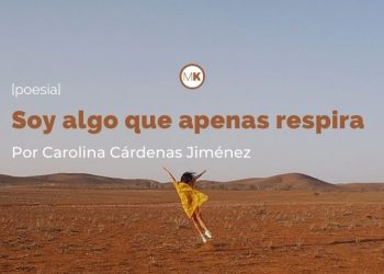 Soy algo que apenas respira