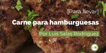 Carne para hamburguesas